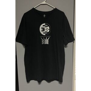 Under Armour Hoops Icon Basketball T-Shirt Black‎ Men's Large Cotton Blend